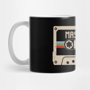 Personalized Mastodon Name Birthday Vintage Cassette Tape Mug